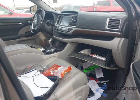 2014 Toyota Highlander Limited V6 from USA, damaged, VIN 5TDDKRFH3ES017621